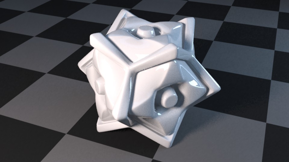 Cube-Star Doodle - Material Tests Object preview image 1